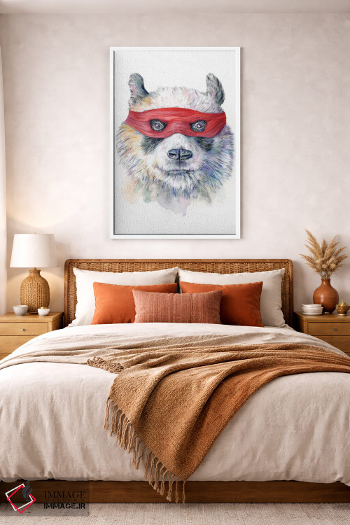 تابلو دکوراتیو پاندا اثر براندون کیهنر - D3W