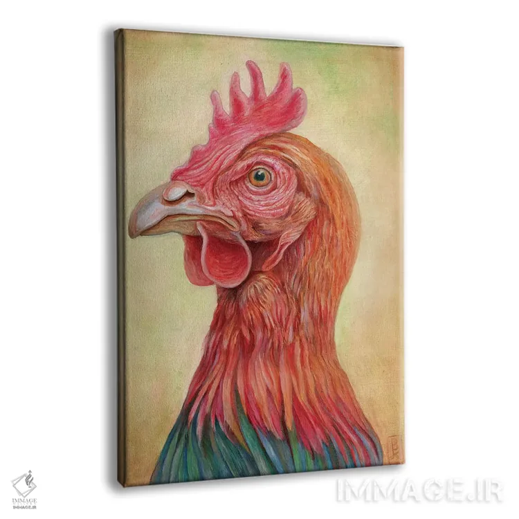 تابلو دکوراتیو مرغ اثر براندون کیهنر - نمای پرسپکتیو محصول