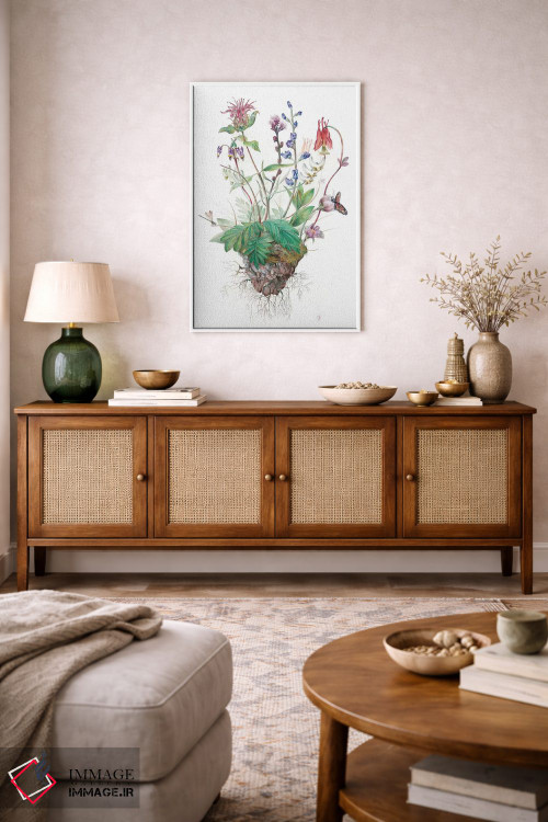 تابلو دکوراتیو گل های وحشی اثر براندون کیهنر - D2W