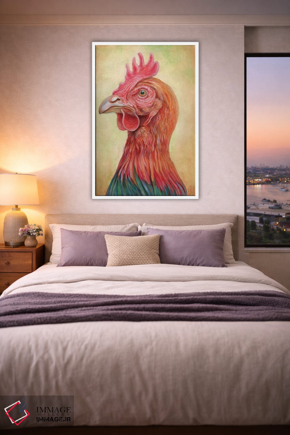 تابلو دکوراتیو مرغ اثر براندون کیهنر - D4W