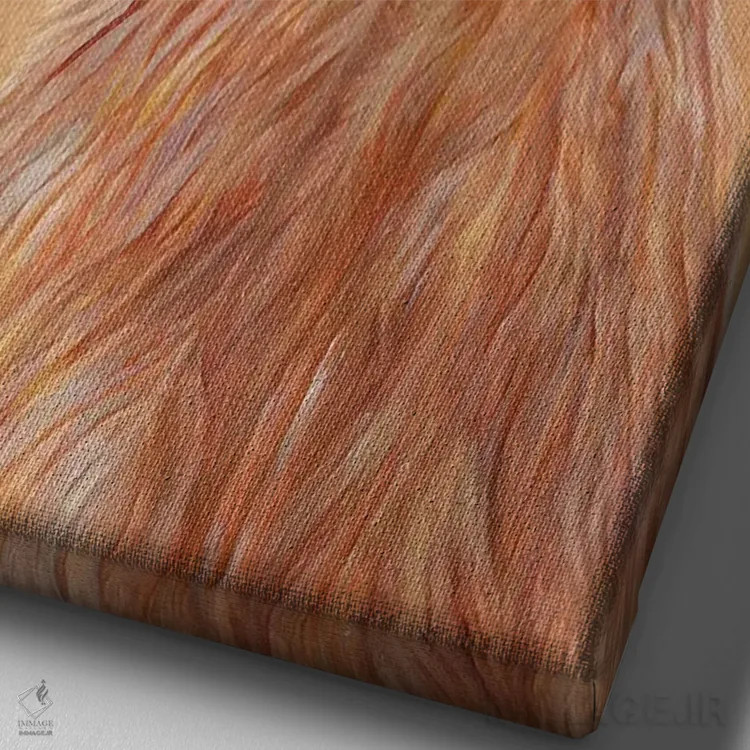 تابلو دکوراتیو هیلدی اثر براندون کیهنر - نمای نزدیک بافت بوم