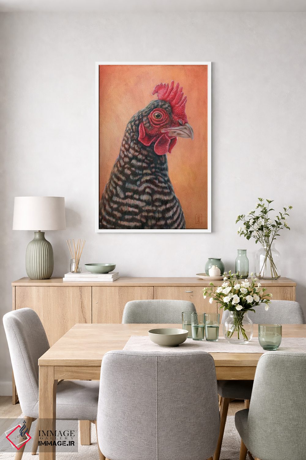 تابلو دکوراتیو رئیس اثر براندون کیهنر - D6W