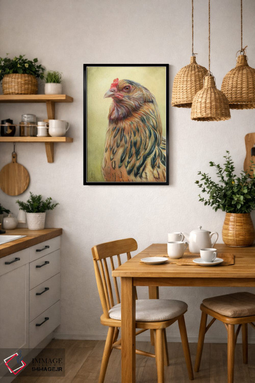 تابلو دکوراتیو ایگی اثر براندون کیهنر - D6B