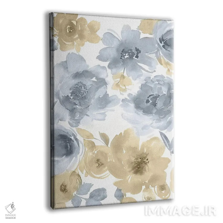 تابلو مدرن بهار قهوه ای روشن و خاکستری II اثر کلسی موریس - نمای پرسپکتیو محصول