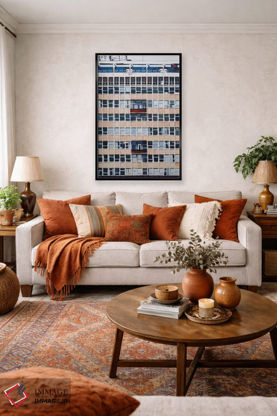 تابلو دکوراتیو خیابان آلبرت ایمبانکمنت ۲۲-۲۷، لندن اثر کیت رابینسون - D3B
