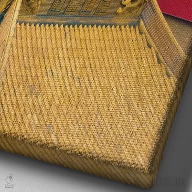 تابلو دکوراتیو جزئیات معماری معبد جینگان، شانگهای، چین اثر کرن سو - نمای نزدیک بافت بوم