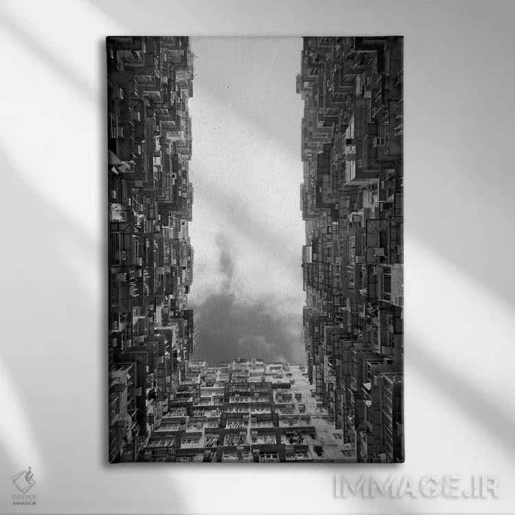 تابلو دکوراتیو Hong Kong, China,کاخ مانتین در کواری بی، هنگ کنگ، چین اثر کرن سو - نمای روبهرو روی دیوار