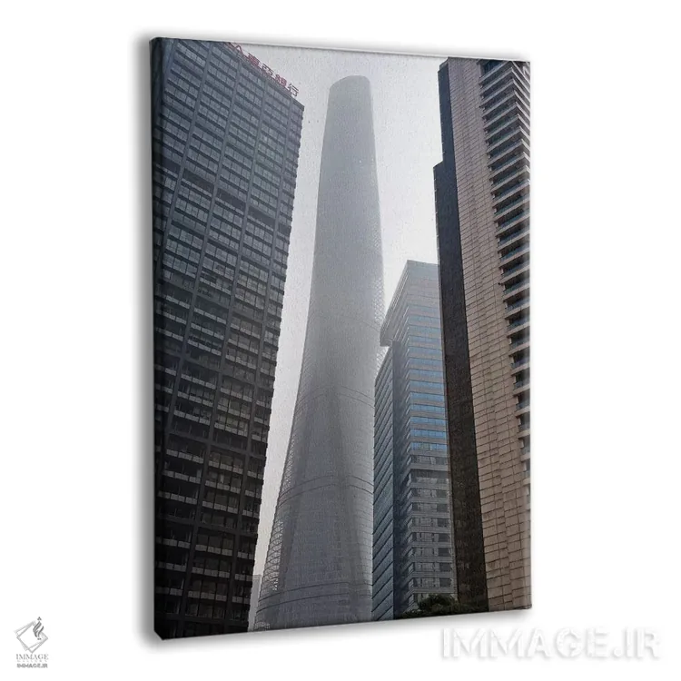 تابلو دکوراتیو Shanghai, China,برج شانگهای و آسمان خراش ها در پودانگ، شانگهای… اثر کرن سو - نمای پرسپکتیو محصول