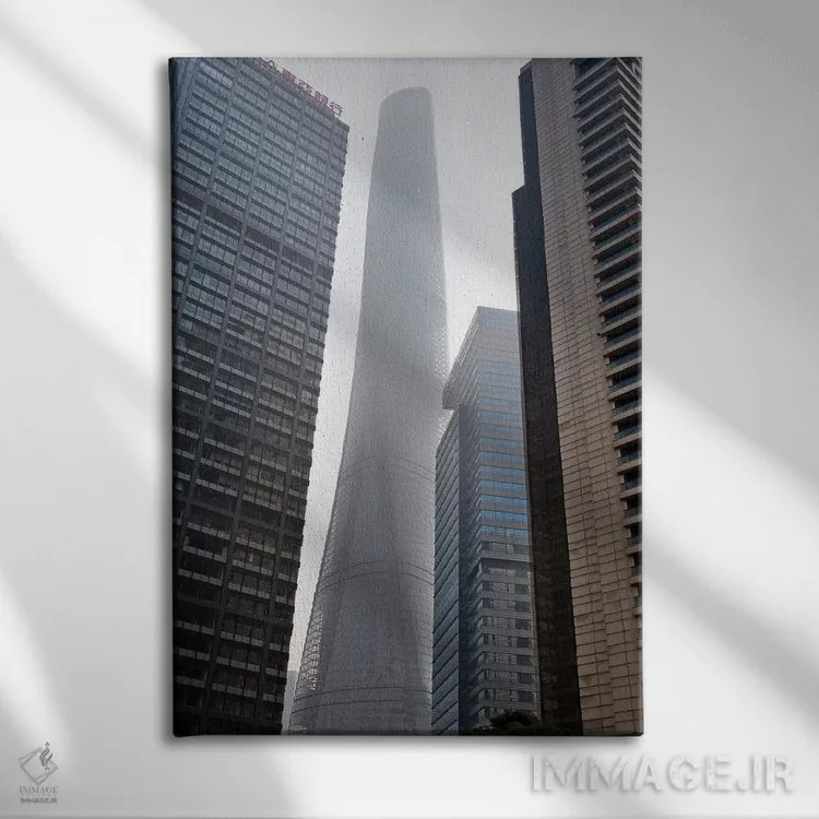 تابلو دکوراتیو Shanghai, China,برج شانگهای و آسمان خراش ها در پودانگ، شانگهای… اثر کرن سو - نمای روبهرو روی دیوار