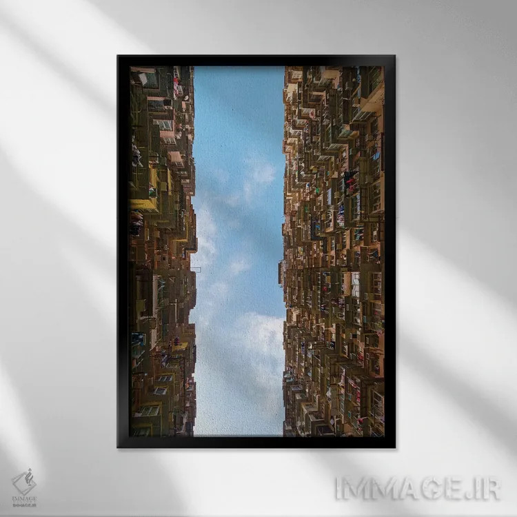 تابلو دکوراتیو Hong Kong, China,کاخ مانتین در کواری بی، هنگ کنگ، چین اثر کرن سو - نمای قابدار مشکی