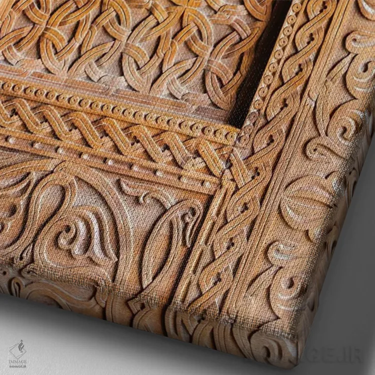 تابلو دکوراتیو Holy Trinity Cathedral of Tbilisi, also known as Sameba, Tbilisi… اثر کرن سو - نمای نزدیک بافت بوم