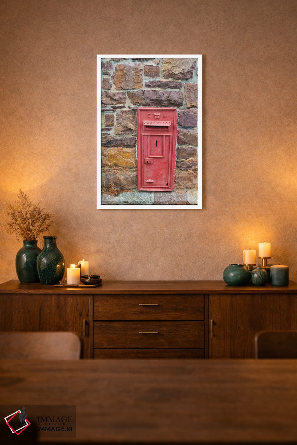 تابلو دکوراتیو Simon's Town, South Africa,صندوق پستی در شهر قدیمی، سایمونز تاون… اثر کرن سو - D1W