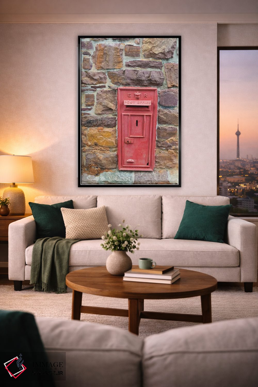 تابلو دکوراتیو Simon's Town, South Africa,صندوق پستی در شهر قدیمی، سایمونز تاون… اثر کرن سو - D2B