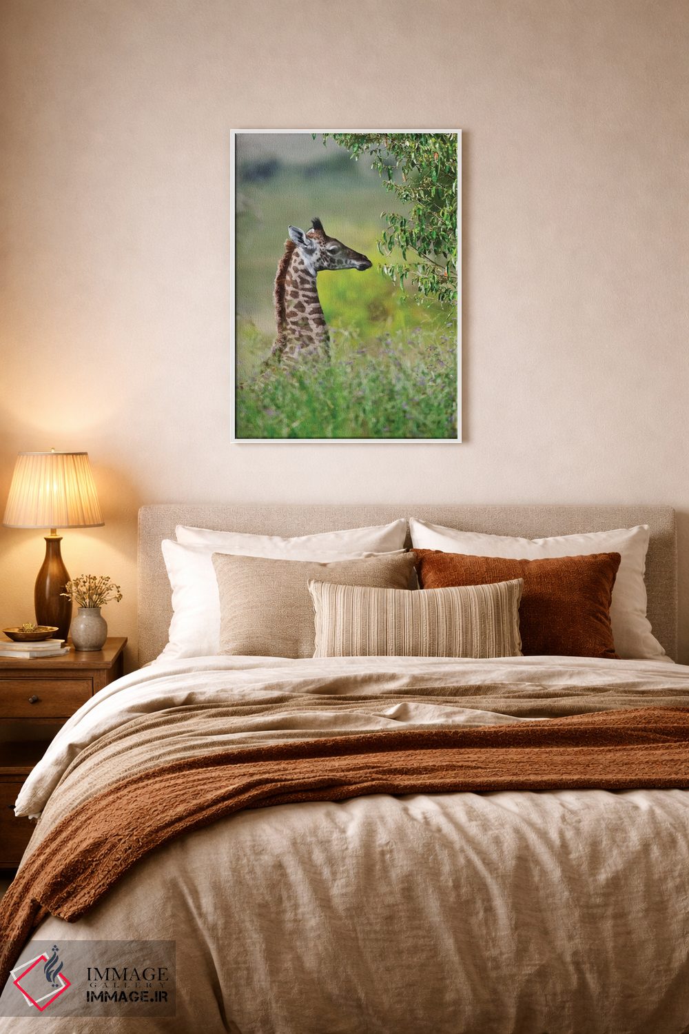 تابلو دکوراتیو Maasai Mara National Reserve, Kenya,زرافه بچه، پارک ملی ماسایی م… اثر کرن سو - D5W