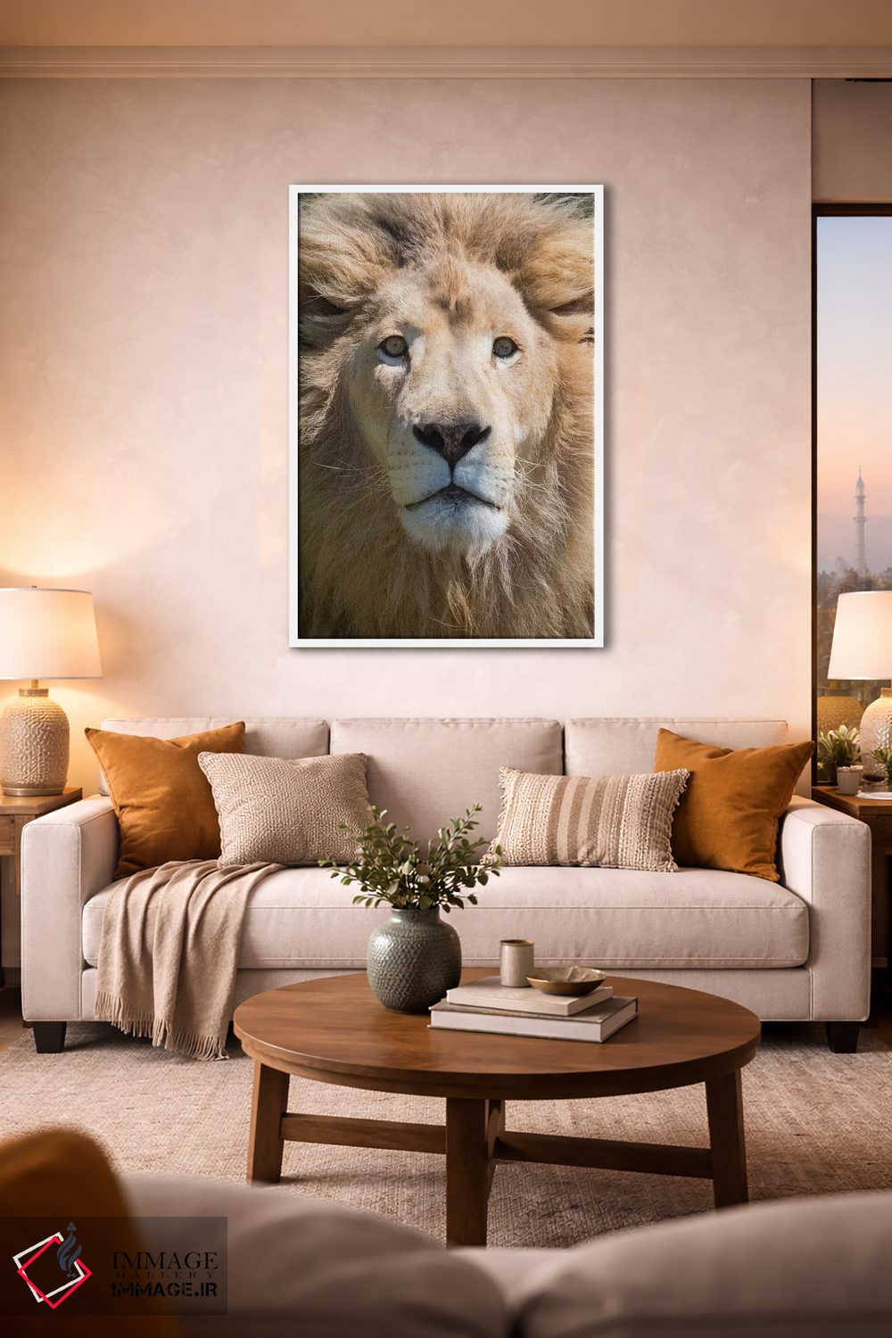 تابلو دکوراتیو South Africa.,شیر، استان کیپ غربی، آفریقای جنوبی اثر کرن سو - D1W