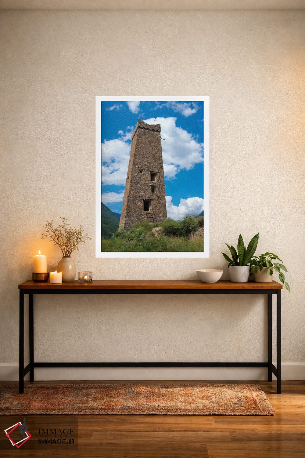 تابلو دکوراتیو Ngawa Tibetan and Qiang Autonomous Prefecture,برج مراقبت خانه تب… اثر کرن سو - D2W