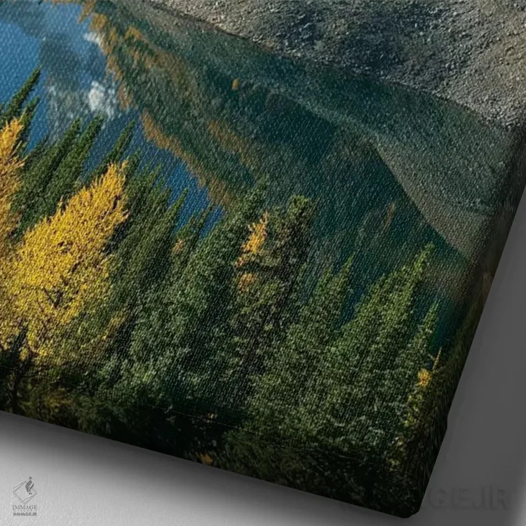 تابلو دکوراتیو Mount Assiniboine Provincial Park, British Columbia, Canada,د… اثر کوین شافر - نمای نزدیک بافت بوم