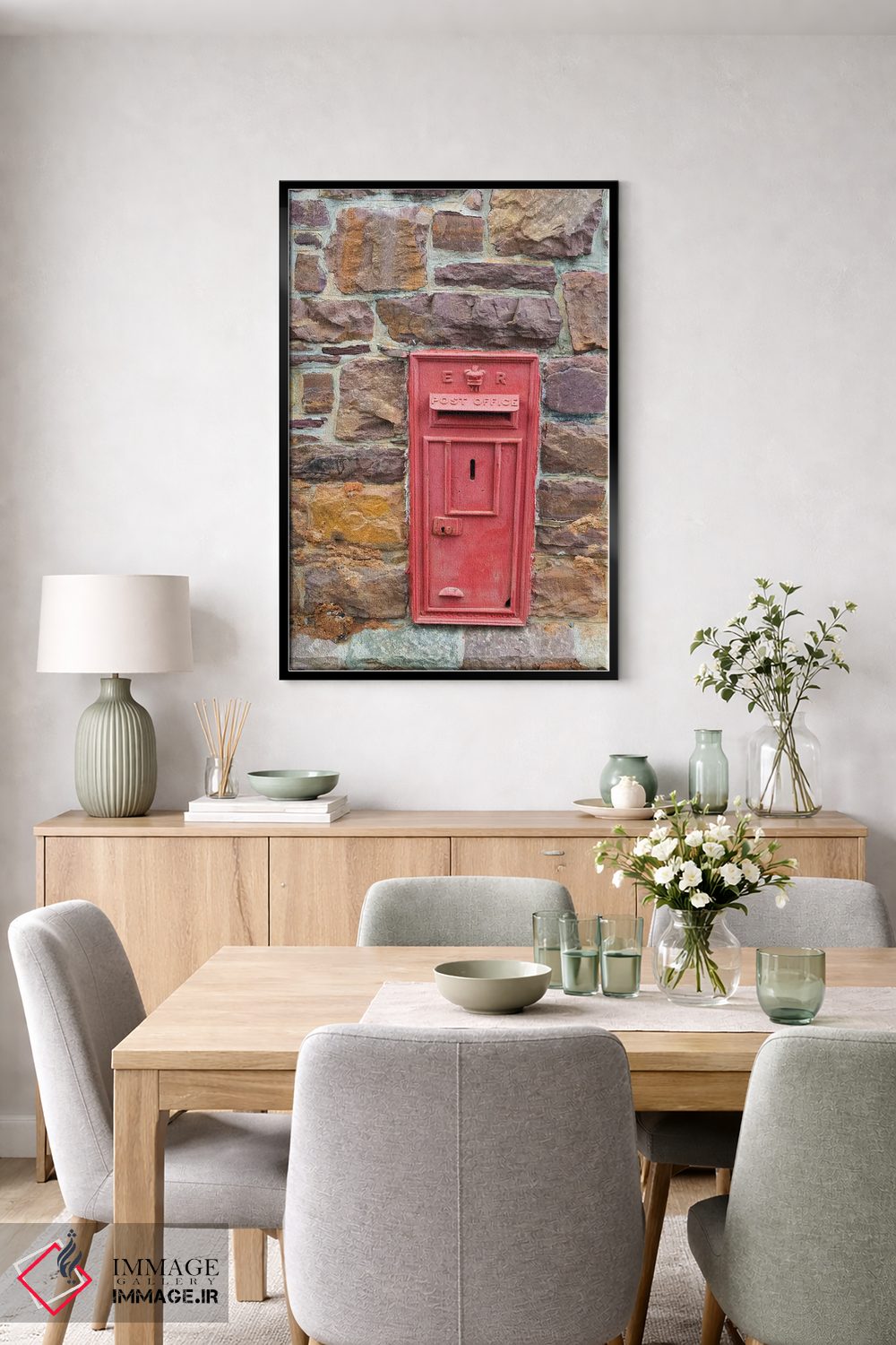 تابلو دکوراتیو Simon's Town, South Africa,صندوق پستی در شهر قدیمی، سایمونز تاون… اثر کرن سو - D6B