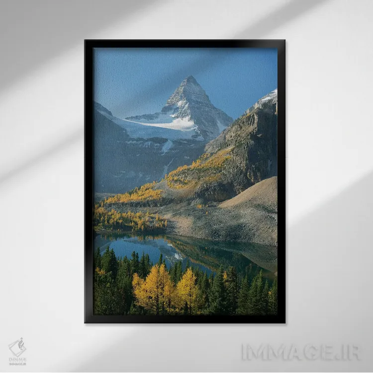 تابلو دکوراتیو Mount Assiniboine Provincial Park, British Columbia, Canada,د… اثر کوین شافر - نمای قابدار مشکی