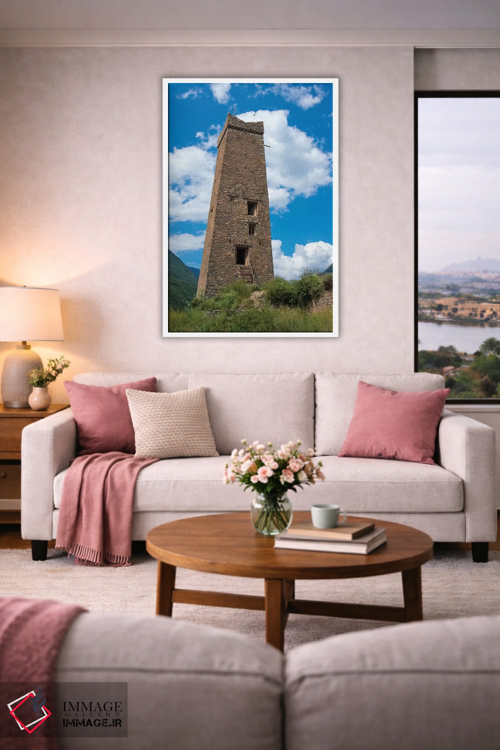 تابلو دکوراتیو Ngawa Tibetan and Qiang Autonomous Prefecture,برج مراقبت خانه تب… اثر کرن سو - D4W