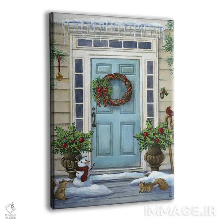 تابلو دکوراتیو آستانه شاد II اثر کلسی ویلسون - نمای پرسپکتیو محصول