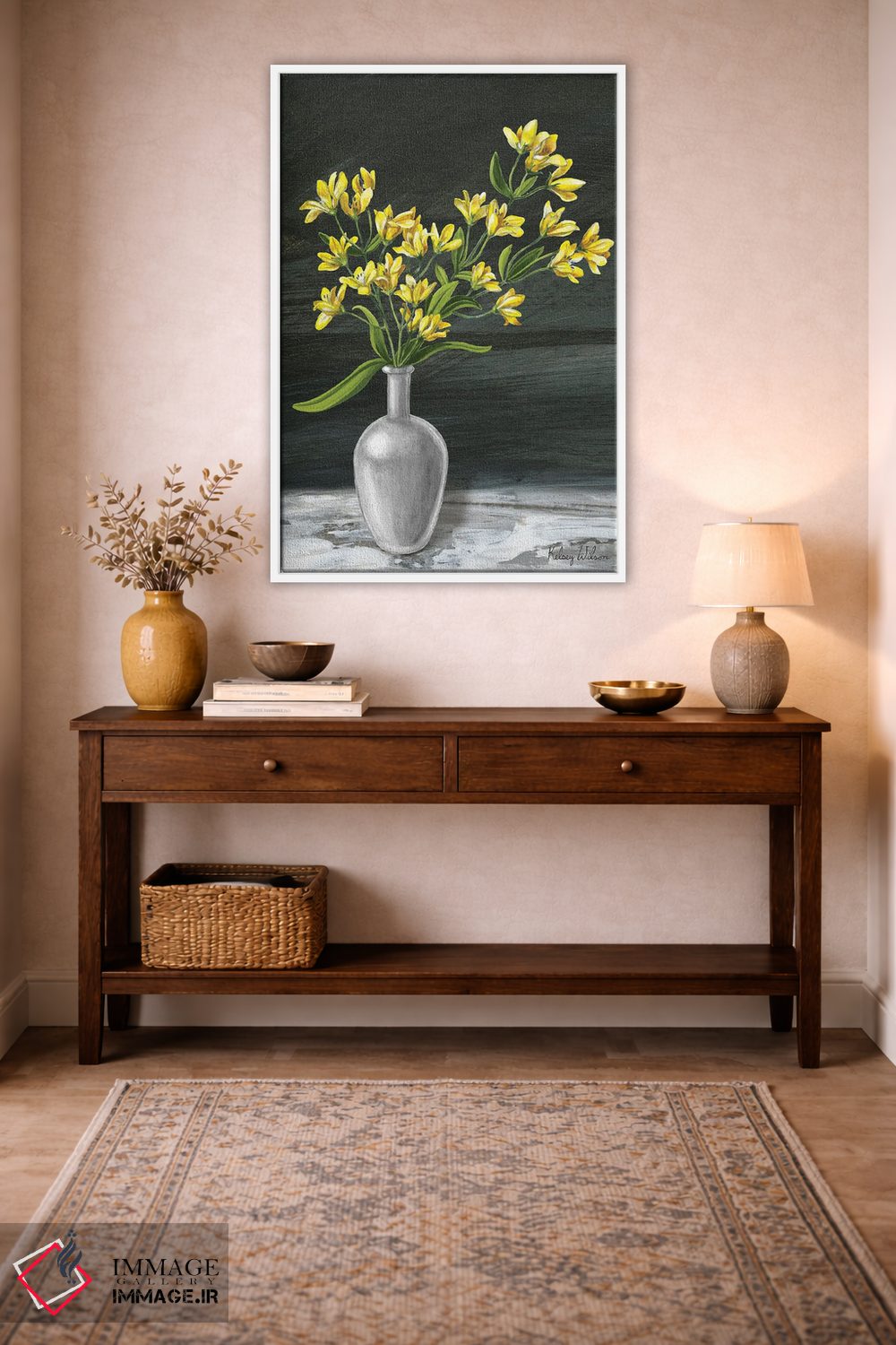 تابلو مدرن باغ روستایی ۳ - پلی آنتوس اثر کلسی ویلسون - D3W