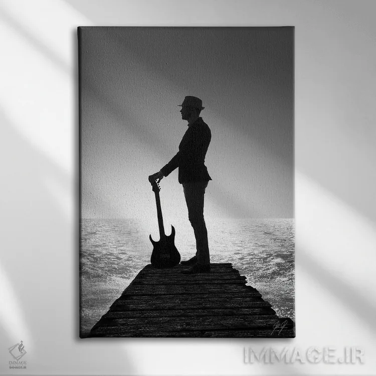 تابلو مینیمال آخرین اجرا اثر کاترین فدرر - نمای روبهرو روی دیوار