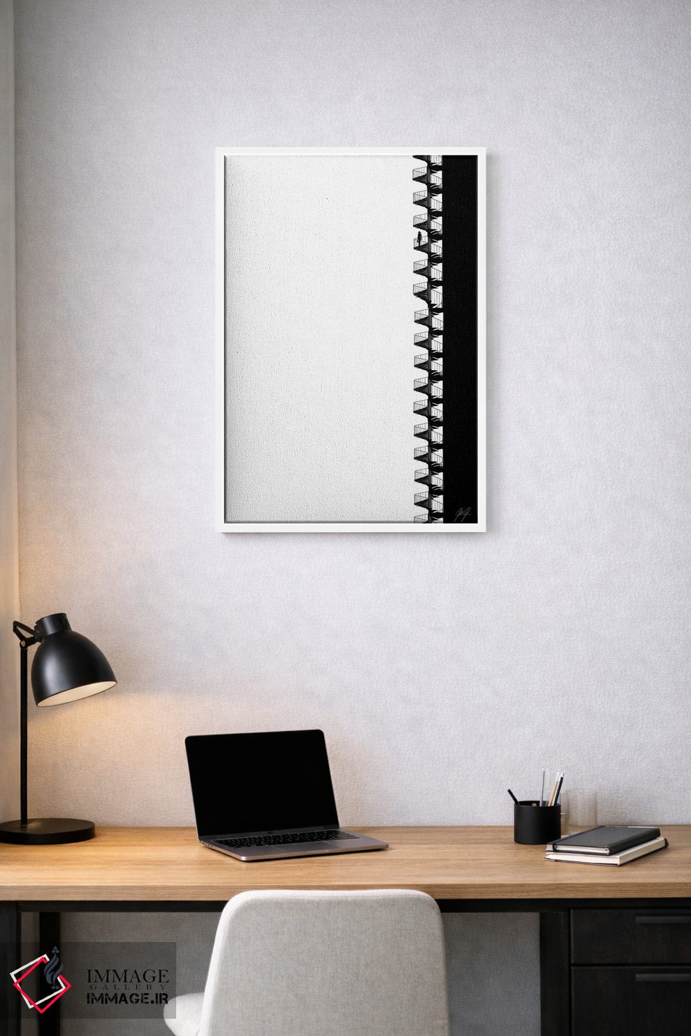 تابلو مینیمال گردباد اثر کاترین فدرر - D1W