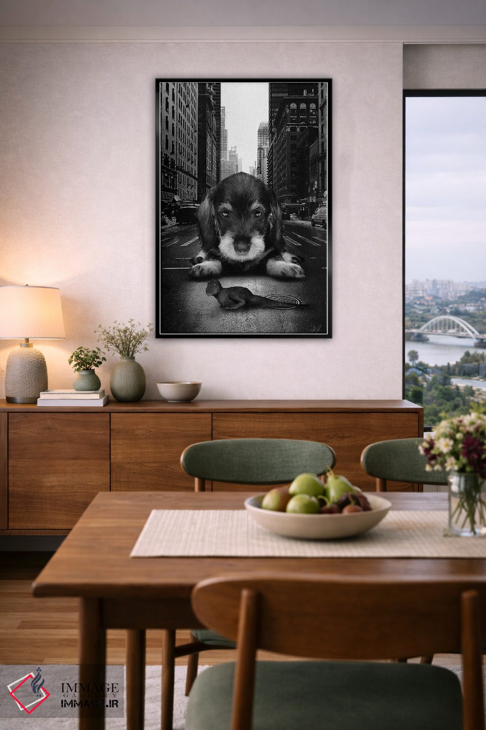 تابلو دکوراتیو زمان بازی اثر کاترین فدرر - D6B