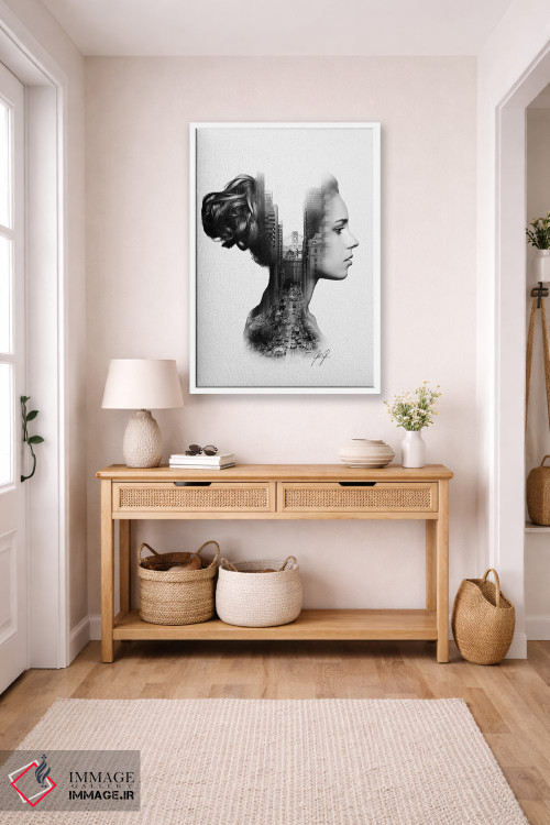 تابلو دکوراتیو پروفایل با نوردهی دوگانه اثر کاترین فدرر - D4W