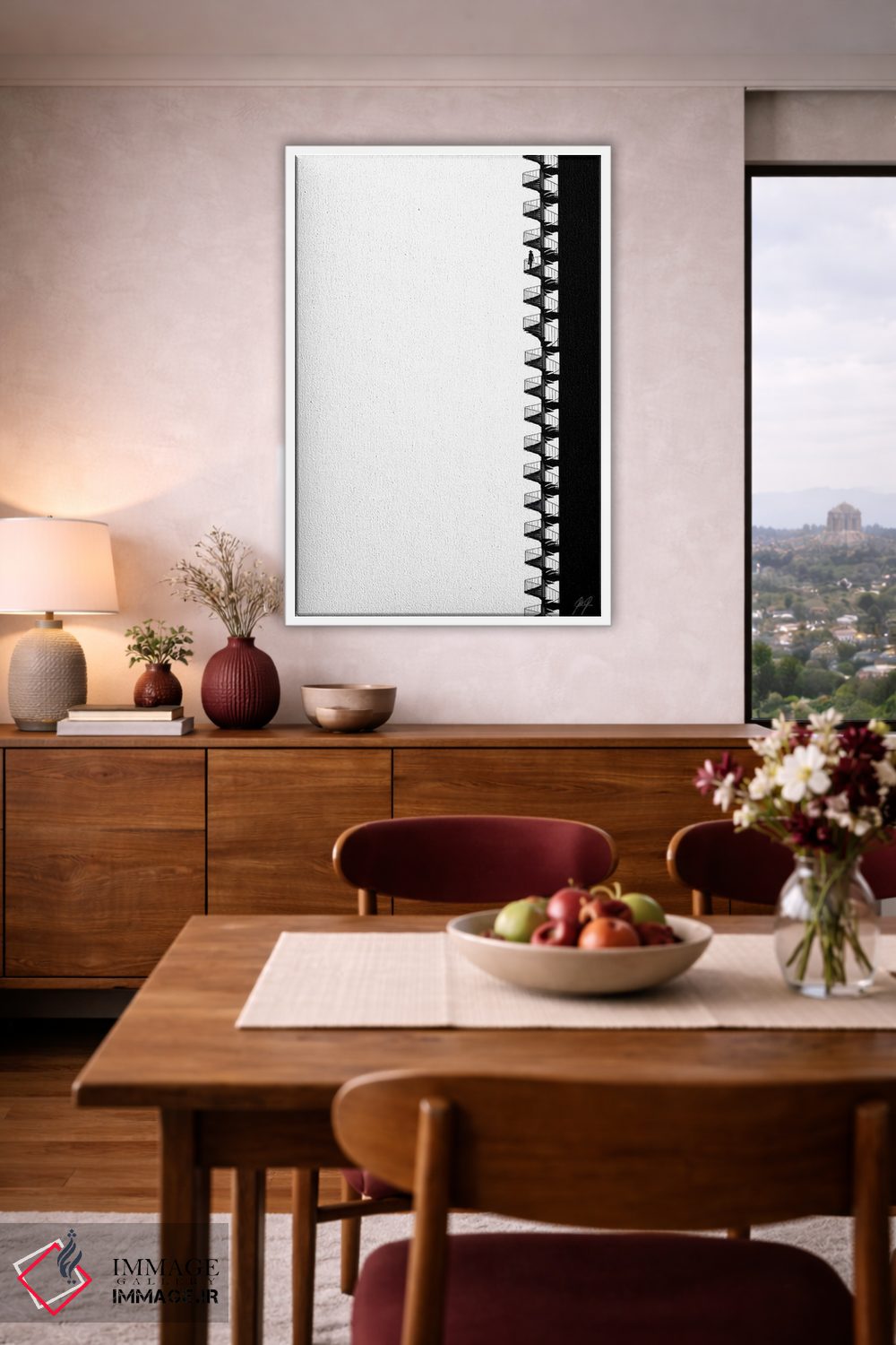 تابلو مینیمال گردباد اثر کاترین فدرر - D3W