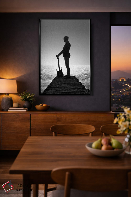 تابلو مینیمال آخرین اجرا اثر کاترین فدرر - D2B