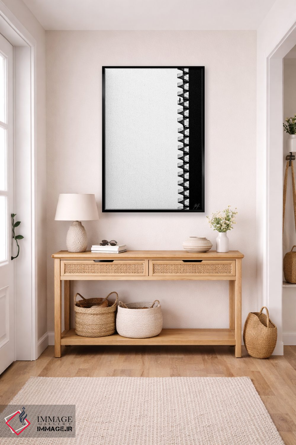 تابلو مینیمال گردباد اثر کاترین فدرر - D6B