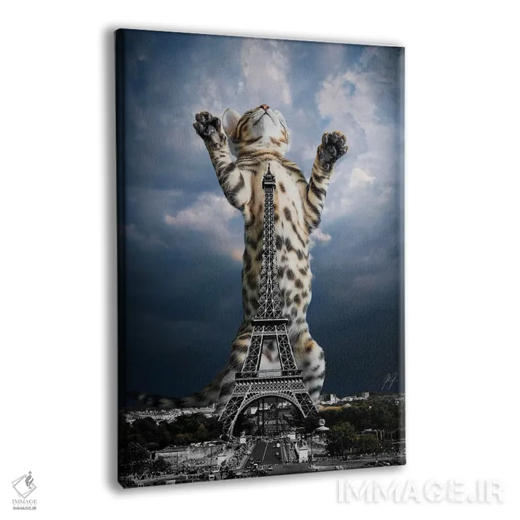 تابلو دکوراتیو پاریس عشق من اثر کاترین فدرر - نمای پرسپکتیو محصول