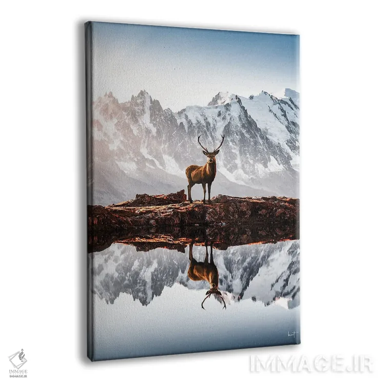 تابلو دکوراتیو در کوهستان اثر کاترین فدرر - نمای پرسپکتیو محصول