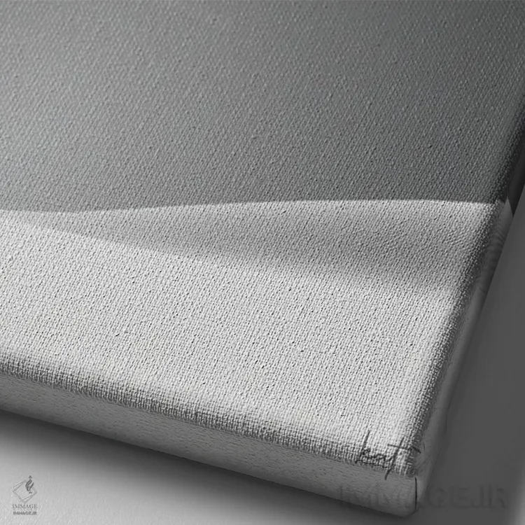 تابلو دکوراتیو خسوف ماه اثر کاترین فدرر - نمای نزدیک بافت بوم