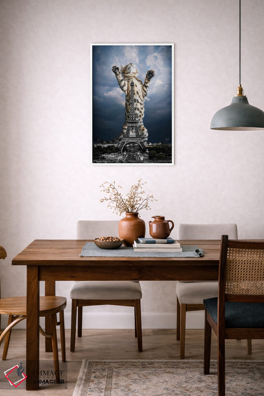 تابلو دکوراتیو پاریس عشق من اثر کاترین فدرر - D5W