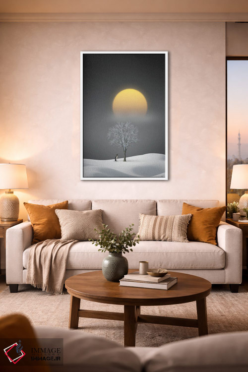 تابلو دکوراتیو درودهای ماه میانه زمستان اثر کاترین فدرر - D1W