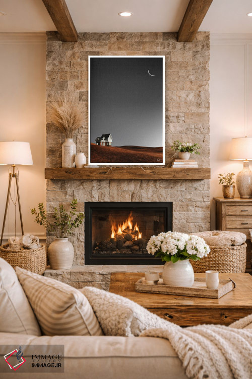 تابلو دکوراتیو کلبه اثر کاترین فدرر - D1W