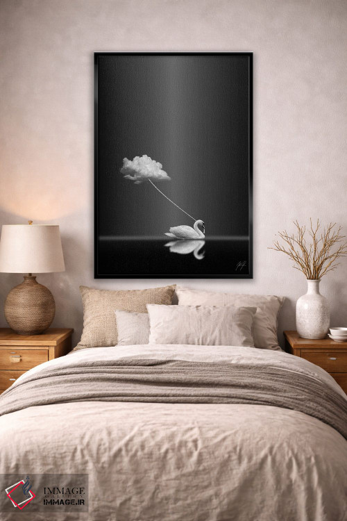 تابلو مینیمال دنبالم بیا اثر کاترین فدرر - D2B