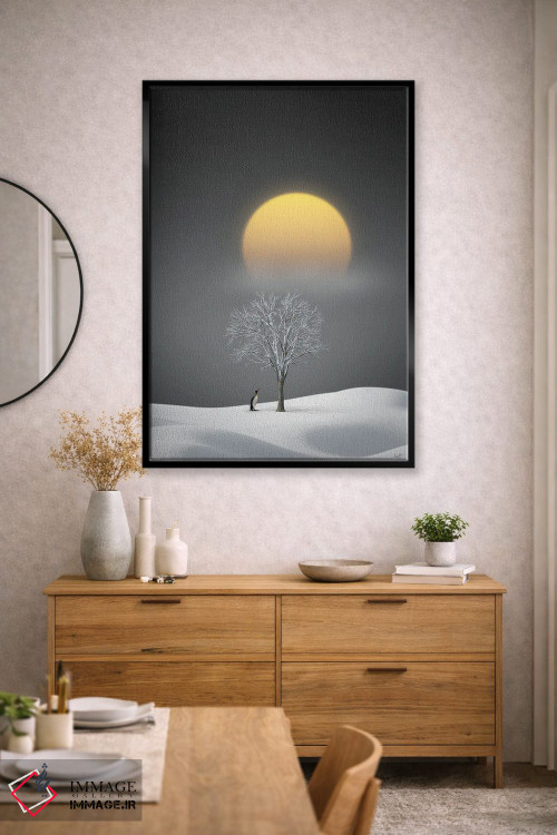 تابلو دکوراتیو درودهای ماه میانه زمستان اثر کاترین فدرر - D2B