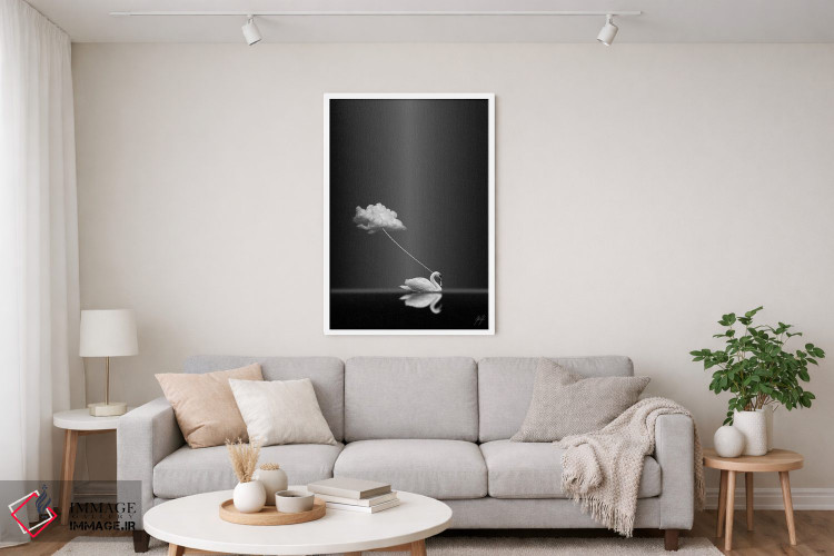 تابلو مینیمال دنبالم بیا اثر کاترین فدرر - D3W