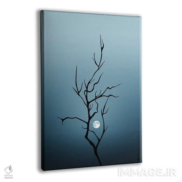 تابلو دکوراتیو شاخه اثر کاترین فدرر - نمای پرسپکتیو محصول