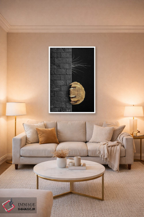 تابلو دکوراتیو خجالتی بودن در برابر کنجکاوی اثر کاترین فدرر - D2W