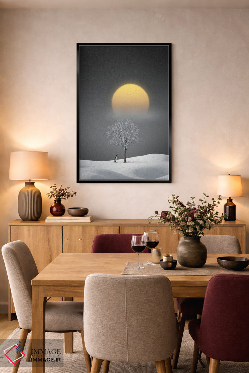 تابلو دکوراتیو درودهای ماه میانه زمستان اثر کاترین فدرر - D3B