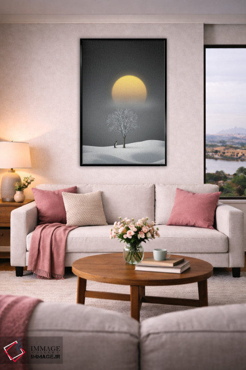 تابلو دکوراتیو درودهای ماه میانه زمستان اثر کاترین فدرر - D4B