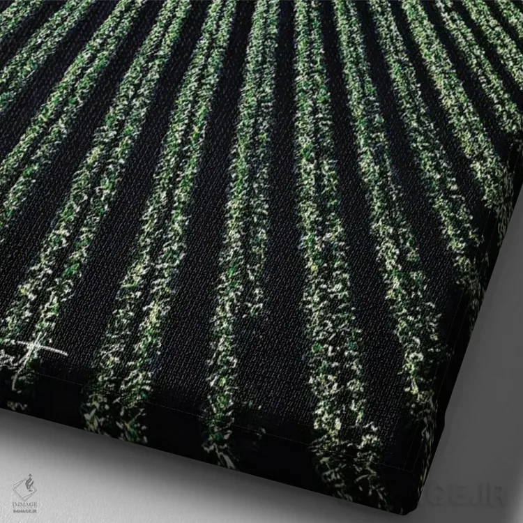 تابلو دکوراتیو افرا فریبنده اثر کاترین فدرر - نمای نزدیک بافت بوم