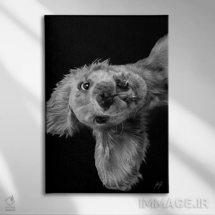 تابلو دکوراتیو جمعه عجیب اثر کاترین فدرر - نمای روبهرو روی دیوار