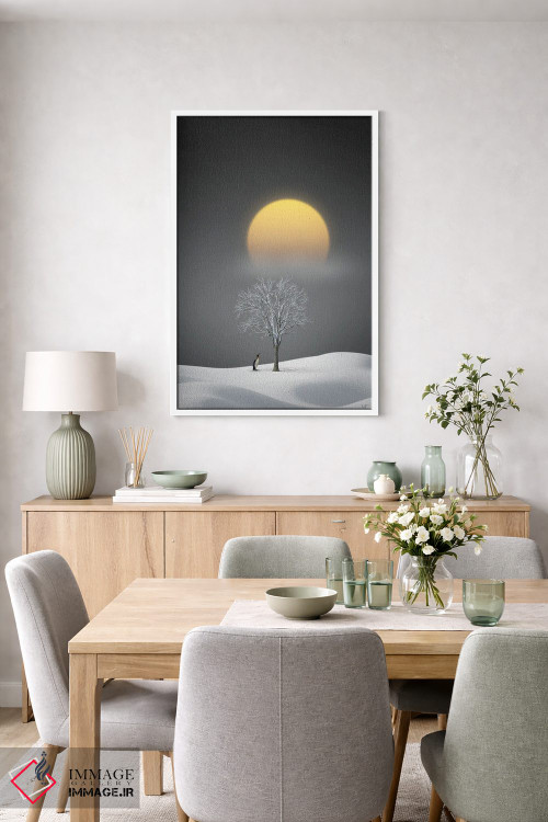 تابلو دکوراتیو درودهای ماه میانه زمستان اثر کاترین فدرر - D5W