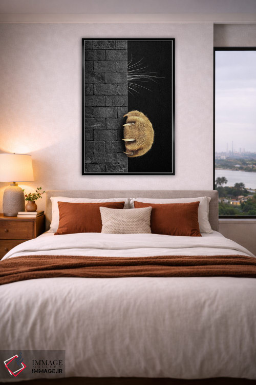 تابلو دکوراتیو خجالتی بودن در برابر کنجکاوی اثر کاترین فدرر - D4B